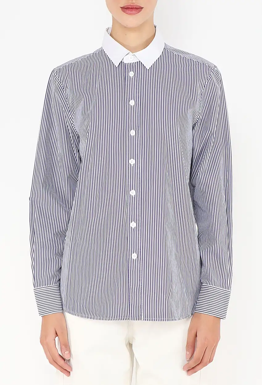 2013 Chemise Classique à Rayures - Saint Laurent
