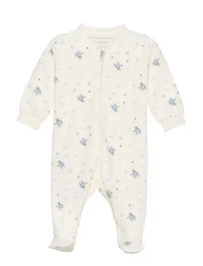 Nightsuit w.zipper a. foot - One-sie