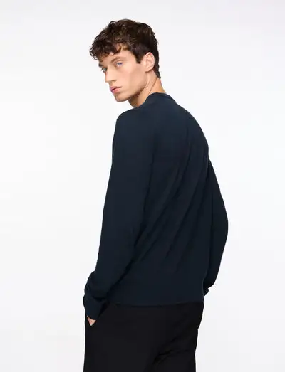 Cotton Merino Sweater - Pulls col rond