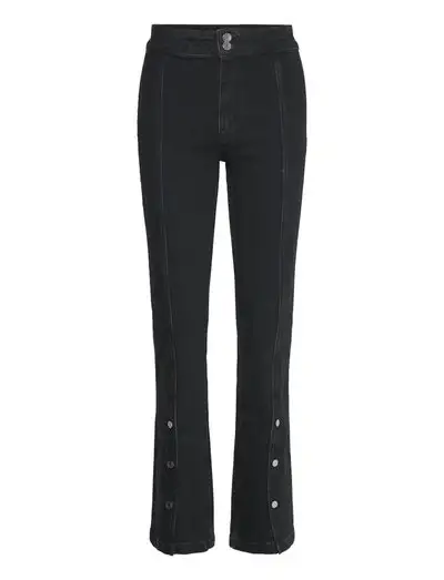 90s Stretch Button Front Jeans - Jeans slim