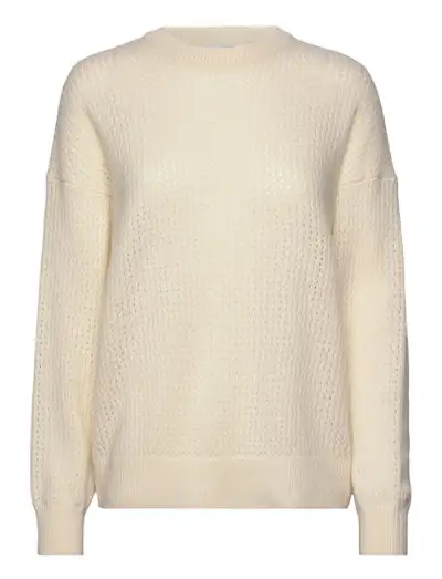 Pointelle Knit Sweater - Pulls