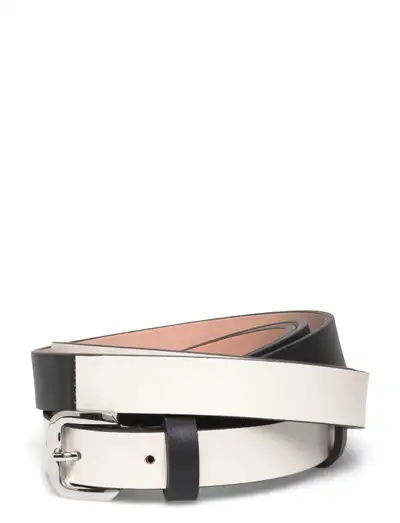 Two-Tone Leather Wrap Belt - Ceintures classiques