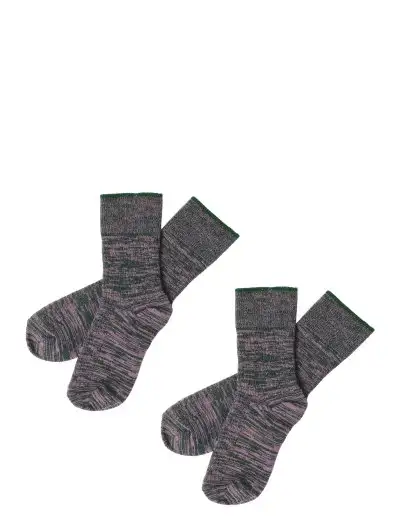 2-Pack Melange Socks - Chaussettes