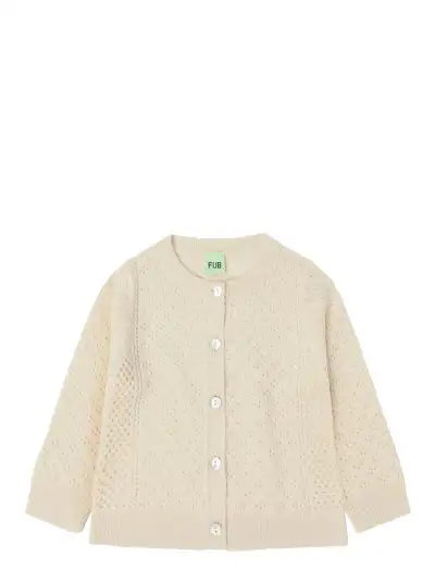 Baby Pointelle Cardigan - Gilets