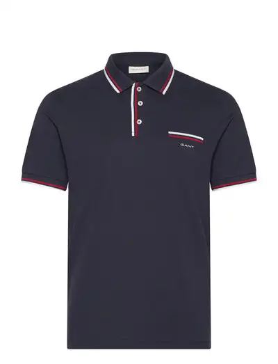 2-COL TIPPING SS PIQUE POLO - Polos à manches courtes