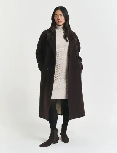 CABLE KNIT DRESS - Robes midi