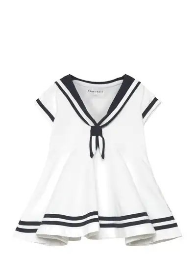 Sailor Dress - Robes décontractées à manches courtes