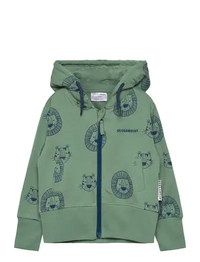 College Hoodie Green tiger - Pulls à capuche