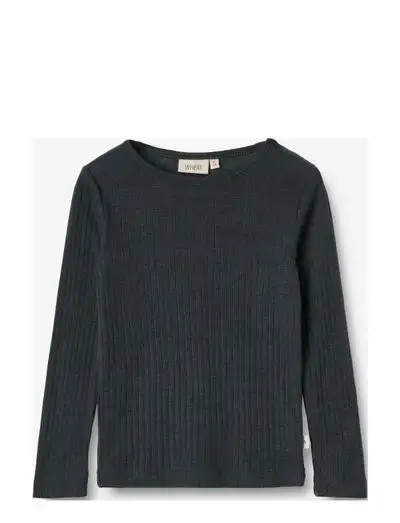 Wool Silk t-shirt L/S Alfie - Manches longues