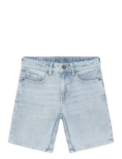 Wide Denim Short Light Jeans - Short en jeans