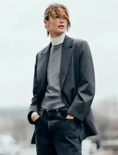 BrunildaIW Blazer - Blazers à fermeture droite