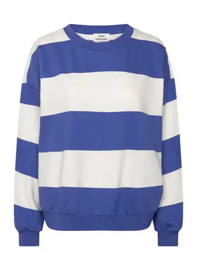 Airy Sweat Stripe Denver Sweatshirt - Sweats