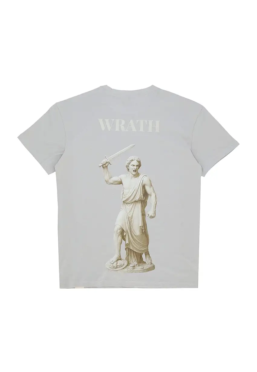 7sins Wrath Tee T-Shirt Asphalte Léger Homme