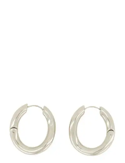 Earrings Chunky chain hoops - Cerceaux