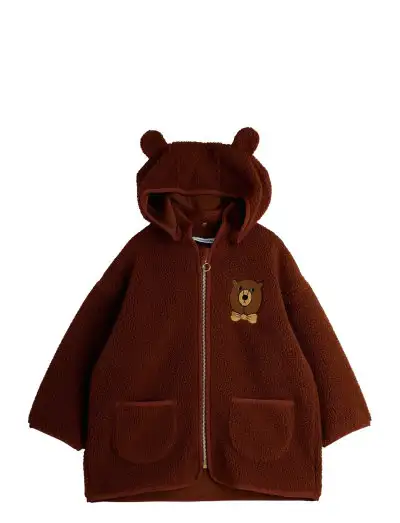 Bear emb pile jacket - Vestes