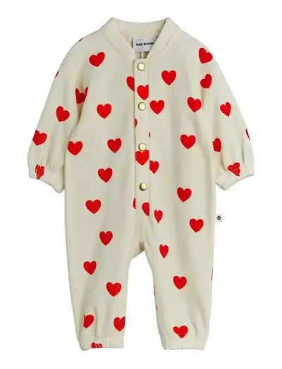 Hearts aop velour baby jumpsuit - Acheter par âge