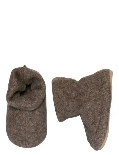 Wolly textile slippers - Pantoufles