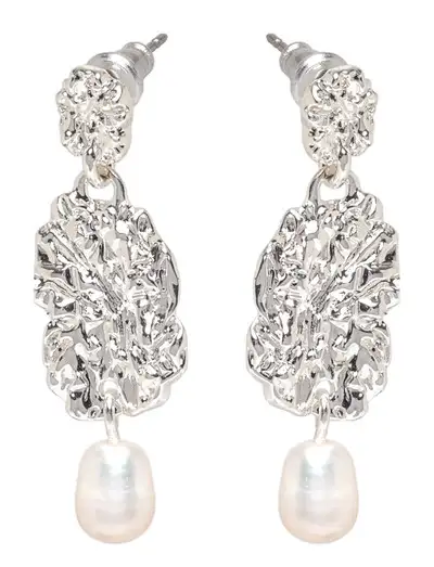 TRUE earrings silver-plated - Boucles d'oreilles pendantes