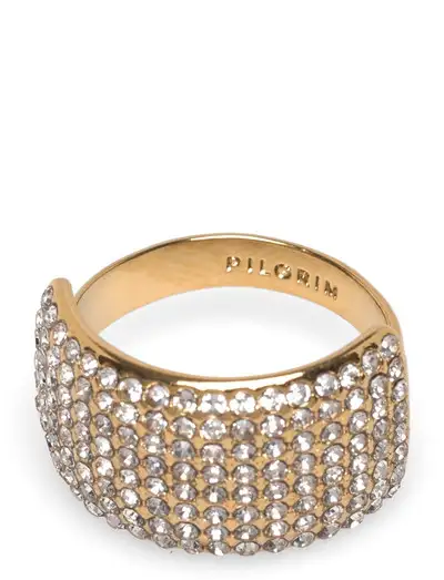 ASPEN crystal ring gold-plated - Bagues