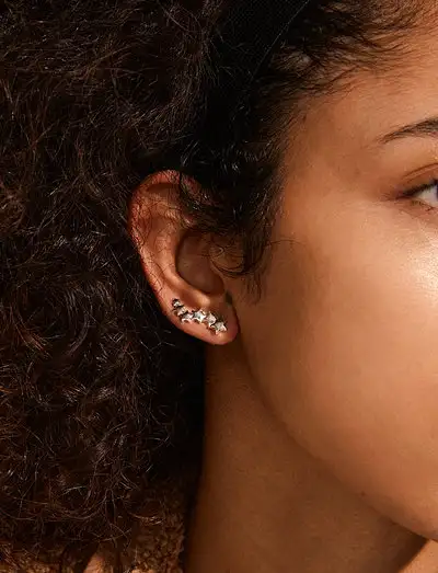 AVA recycled star earrings - Goujons