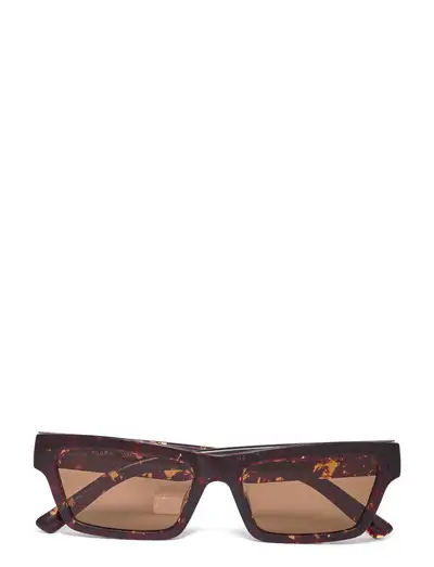 ASHLYN sunglasses tortoise brown - Rectangulaire