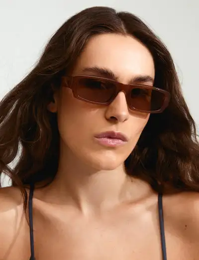 ALAYNA sunglasses brown - Rectangulaire