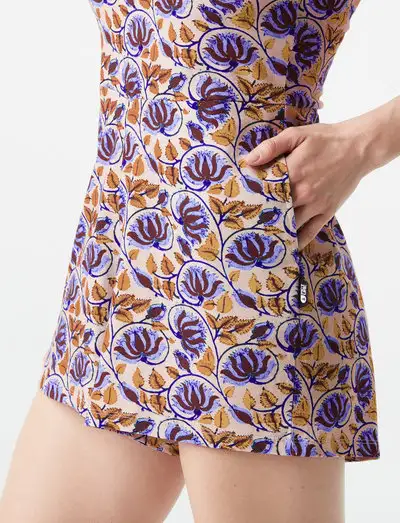 ALINNA PRINTED ROMPER - Robes & Jupes