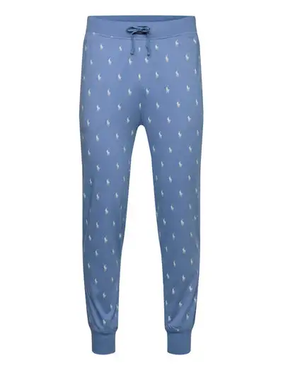 Allover Pony Cotton Jersey Sleep Jogger - Bottoms