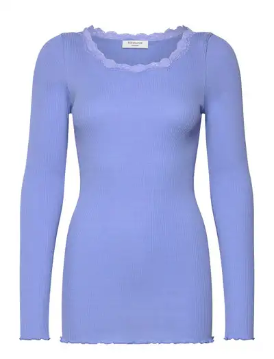 Organic t-shirt w/lace - Hauts à manches longues