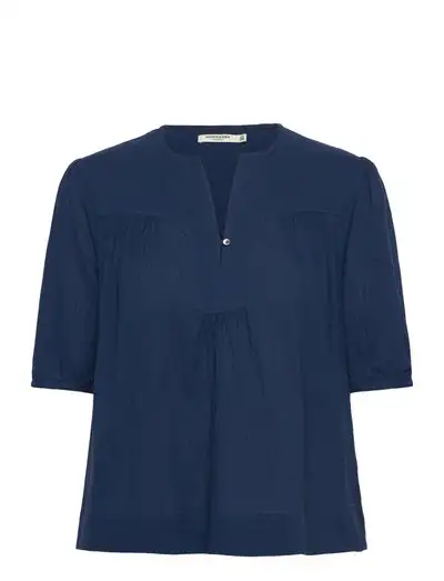 Printed short sleeve top - Blouses à manches courtes