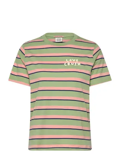 Yarn dye striped regular fit T-shirt - T-shirts