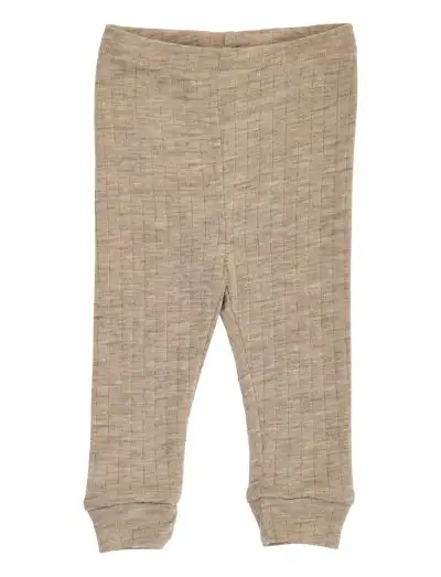 Woolly rib cuff pants - Bas