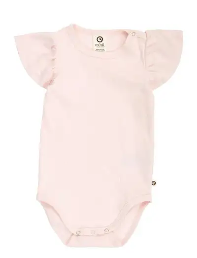Cozy me rib frill s/s body - Bodies à manches courtes