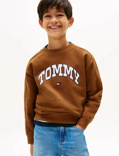 VARSITY RAISED PRINT SWEATSHIRT - Sweat-shirt