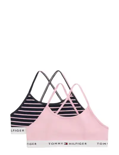 2 PK STRAPPY BRALETTE PRINT - Tops