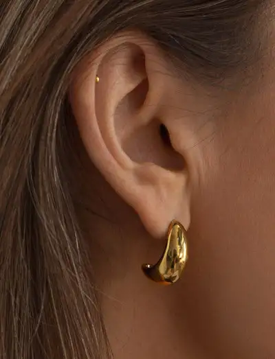 Beaux - Classic Chunky Stud Earrings - Goujons