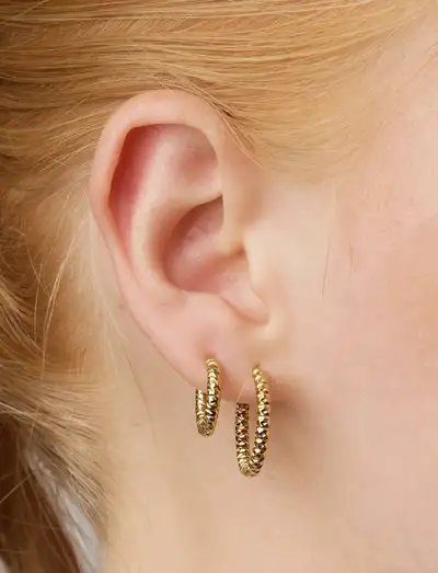 Torun - Hoop Earrings 20mm Stainless Steel - Cerceaux