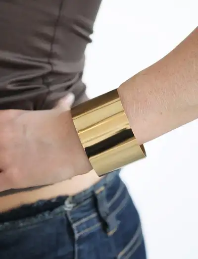 Connie - Statement Bangle Bracelet Stainless Steel - Bangles