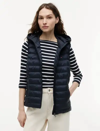 LW PADDED GLOBAL STRIPE VEST - Vestes rembourrées