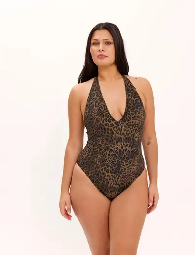 Halterneck Swimsuit - 1 pièces