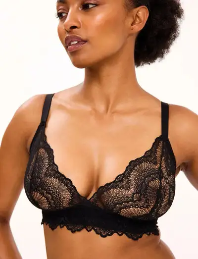 Lace Triangle+ Bralette - Bralette