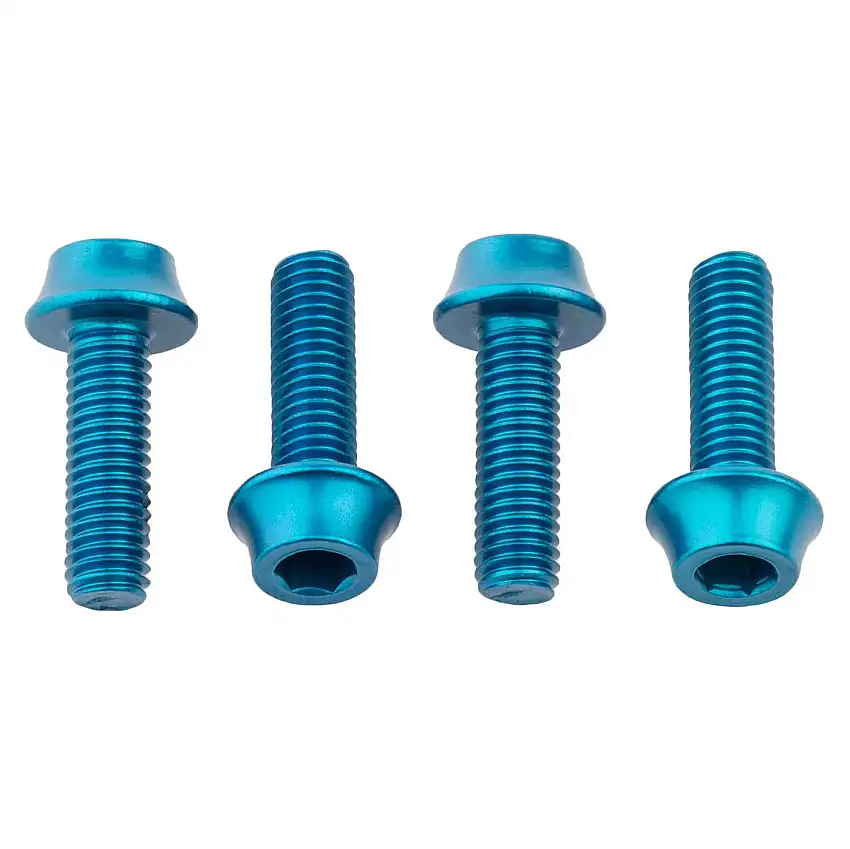 Vis WolfTooth Porte-bidon Aluminium - Bleu azur