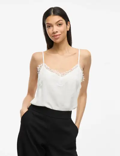 VICAVA NEW LACE SINGLET - NOOS - Hauts sans manches