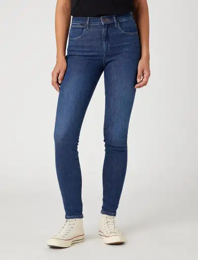 HIGH RISE SKINNY - Jeans skinny